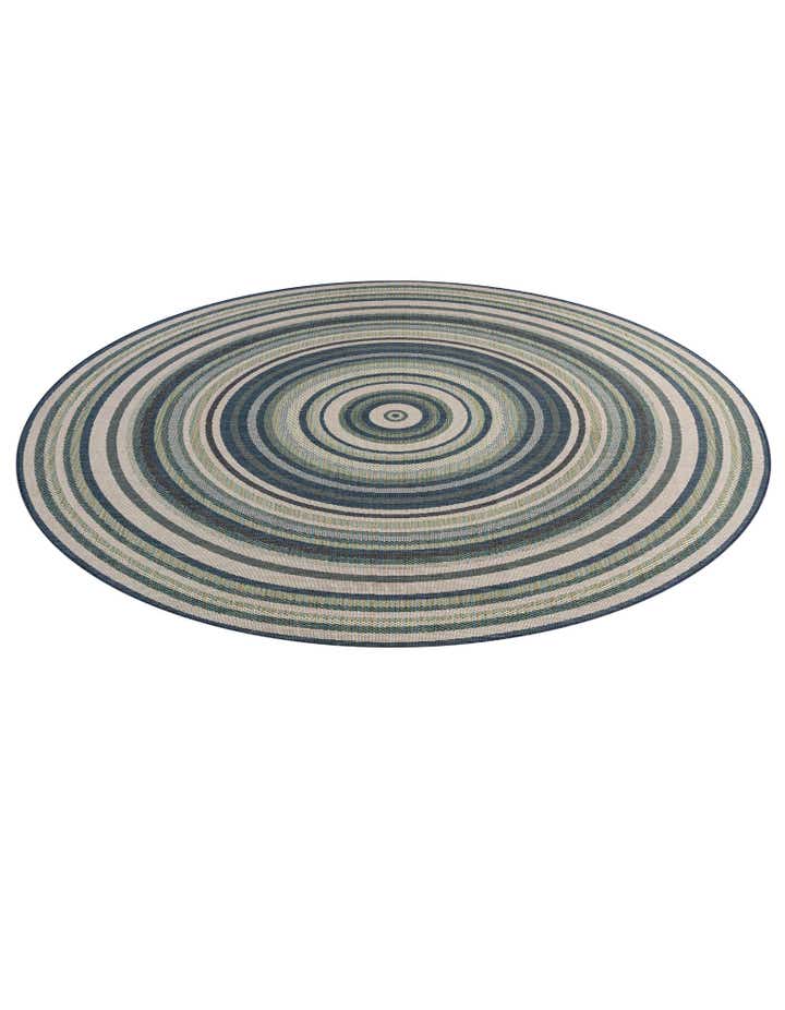 10' x 10' Easy-Clean Baja Indoor / Outdoor Round Rug