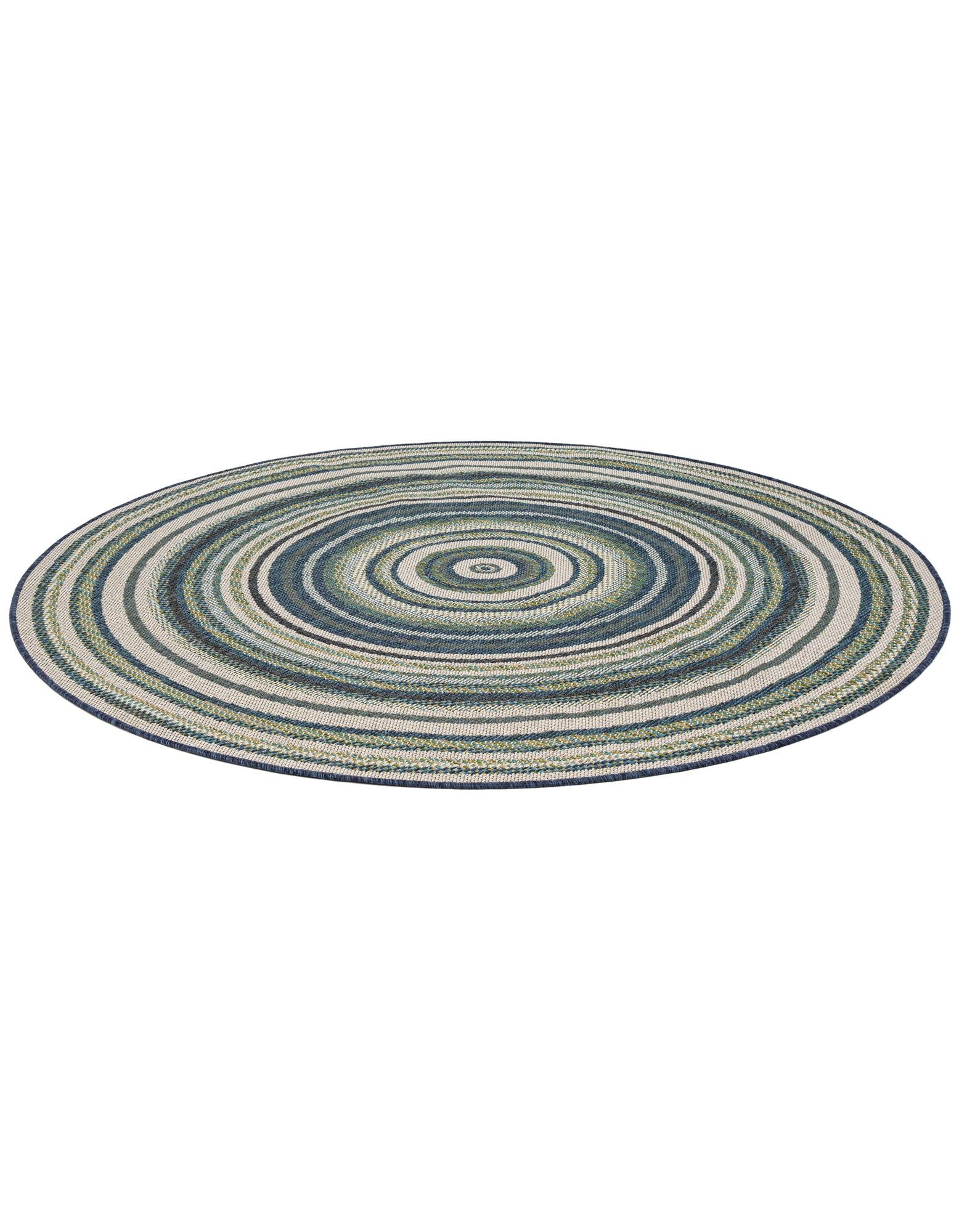 6' x 6' Easy-Clean Baja Indoor / Outdoor Round Rug