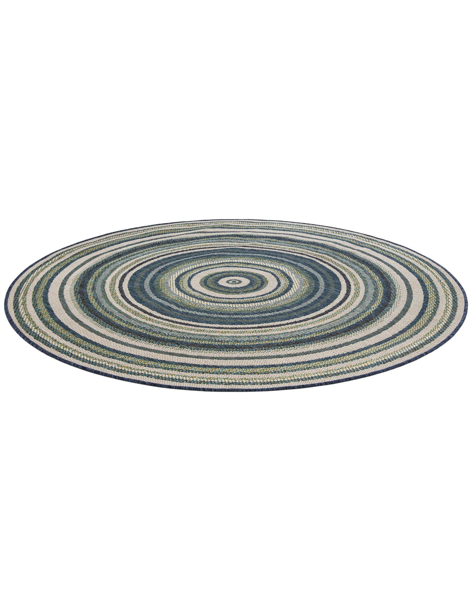 6' x 6' Easy-Clean Baja Indoor / Outdoor Round Rug