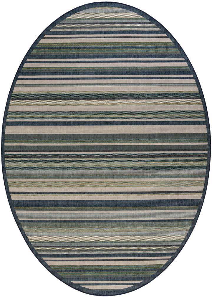 10' x 10' Easy-Clean Baja Indoor / Outdoor Round Rug