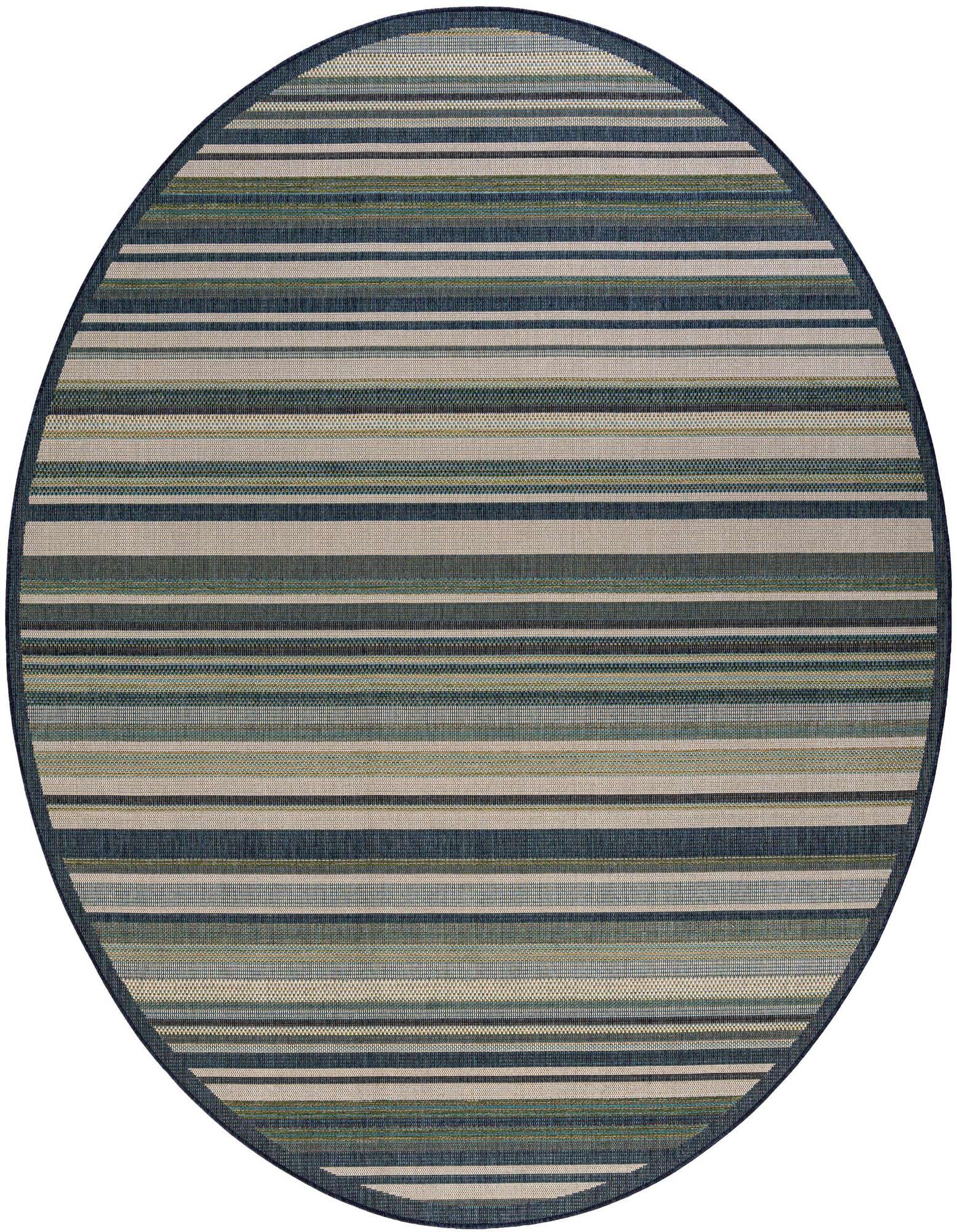 10' x 10' Easy-Clean Baja Indoor / Outdoor Round Rug