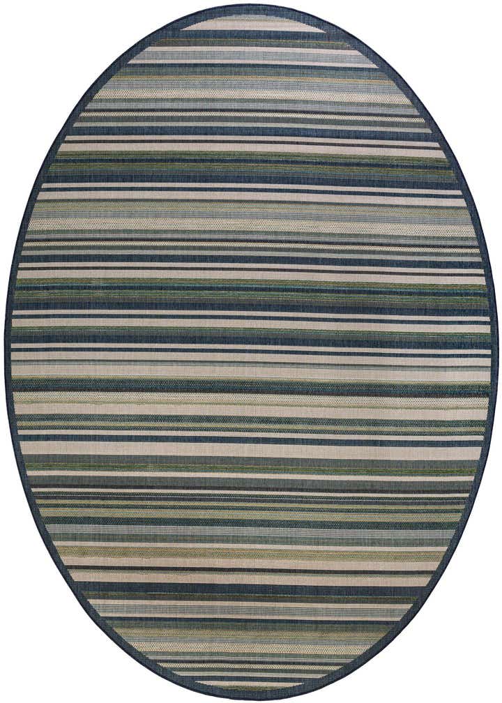 12' x 12' Easy-Clean Baja Indoor / Outdoor Round Rug