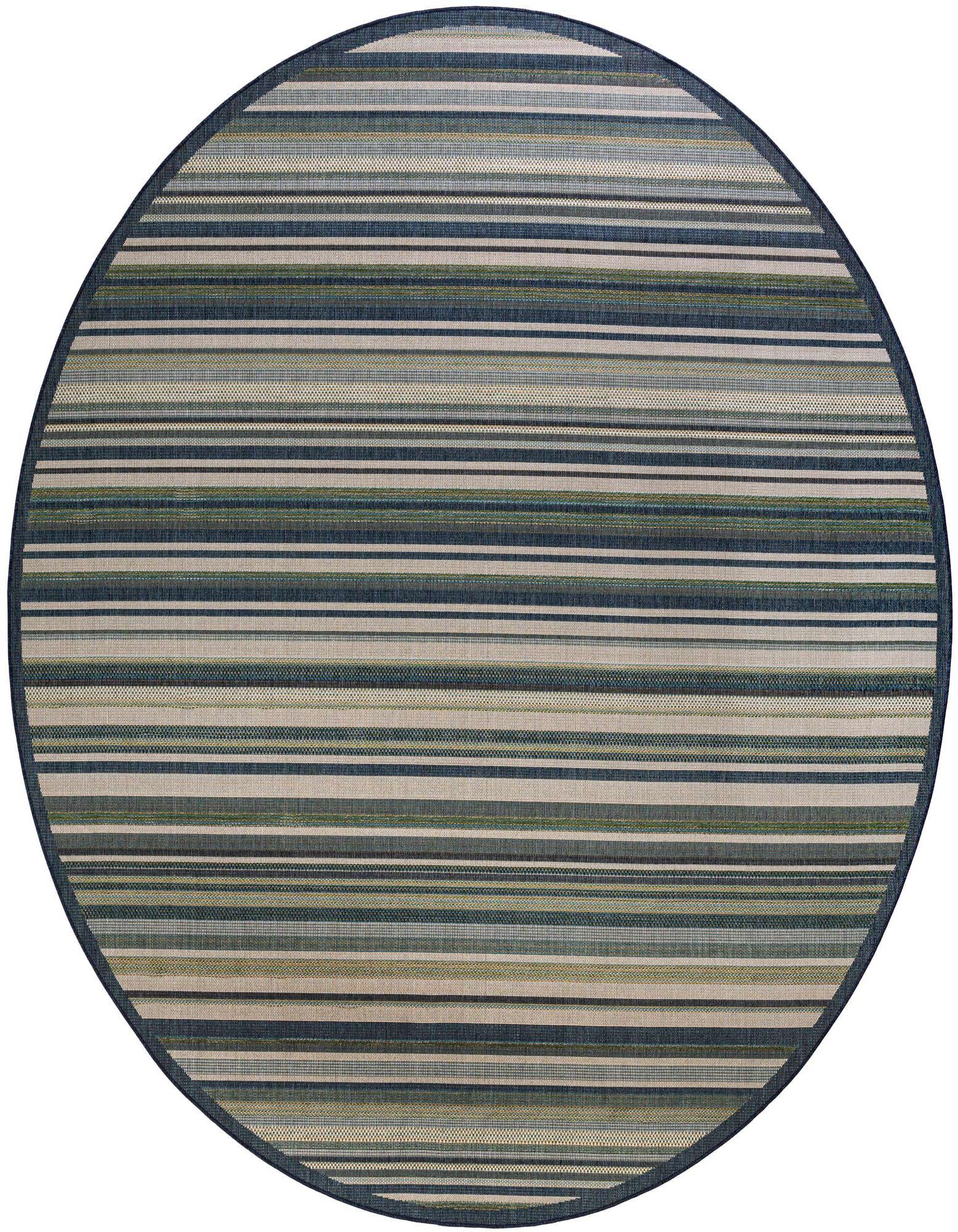 12' x 12' Easy-Clean Baja Indoor / Outdoor Round Rug