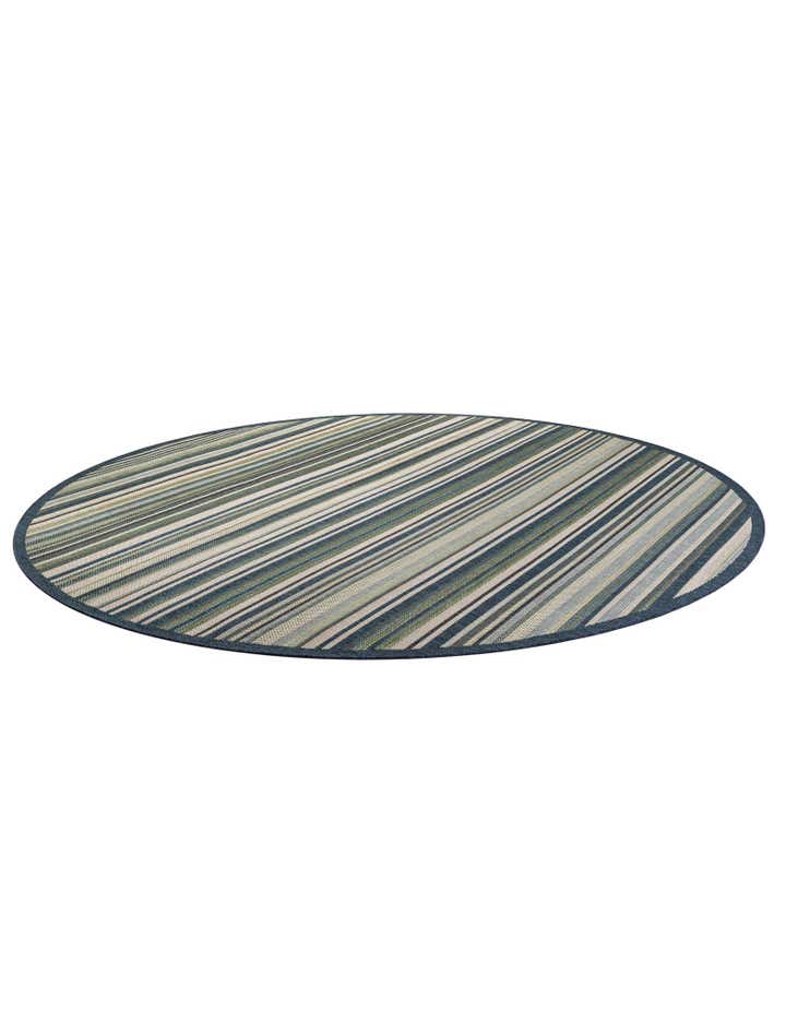 12' x 12' Easy-Clean Baja Indoor / Outdoor Round Rug