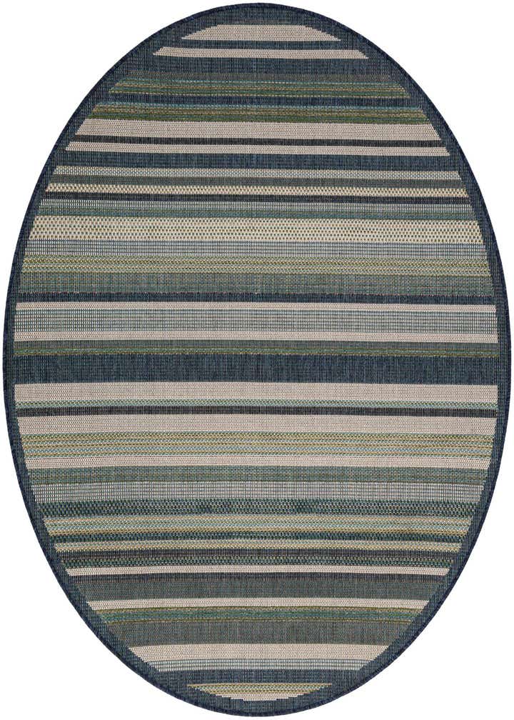 6' x 6' Easy-Clean Baja Indoor / Outdoor Round Rug