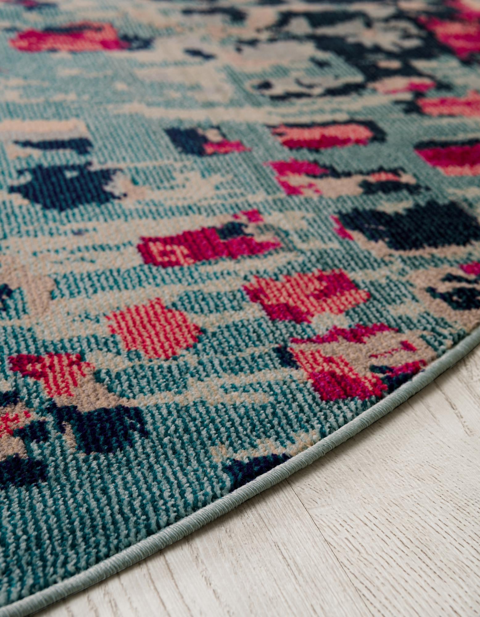 6' x 6' Washable Barcelona Round Rug