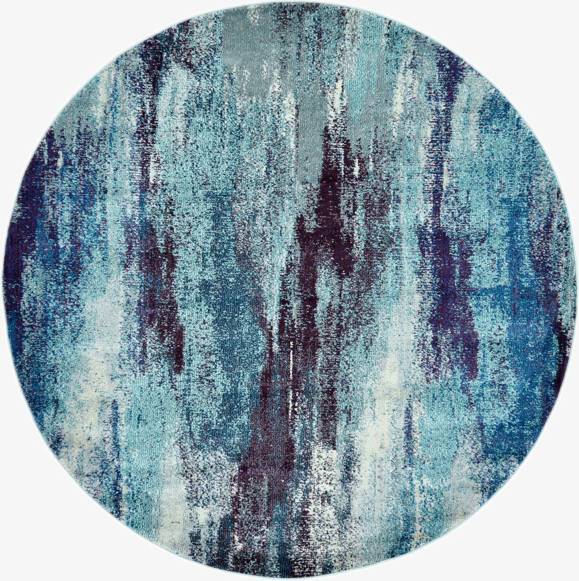 6' x 6'  Washable Barcelona Round Rug