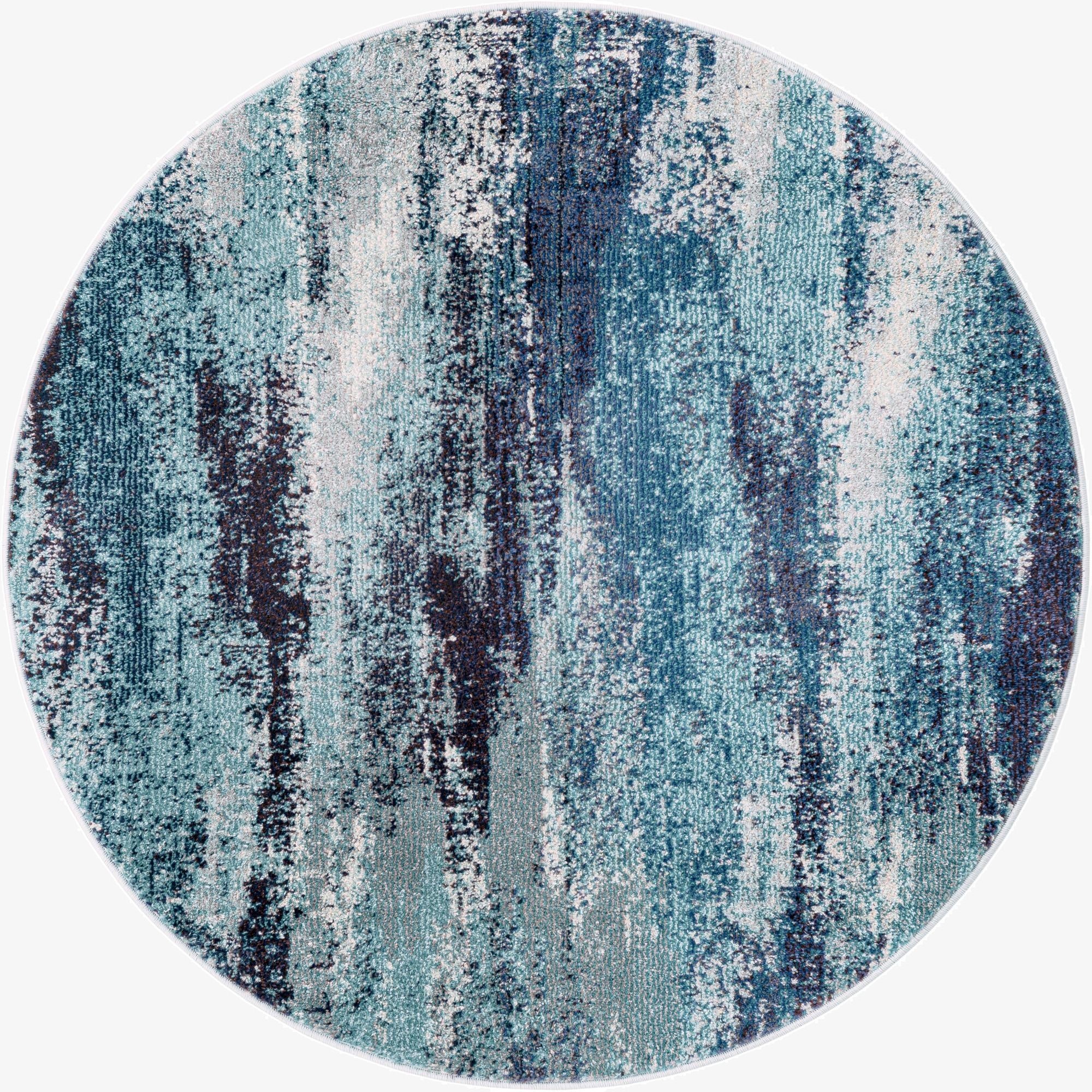 4' x 4'  Washable Barcelona Round Rug