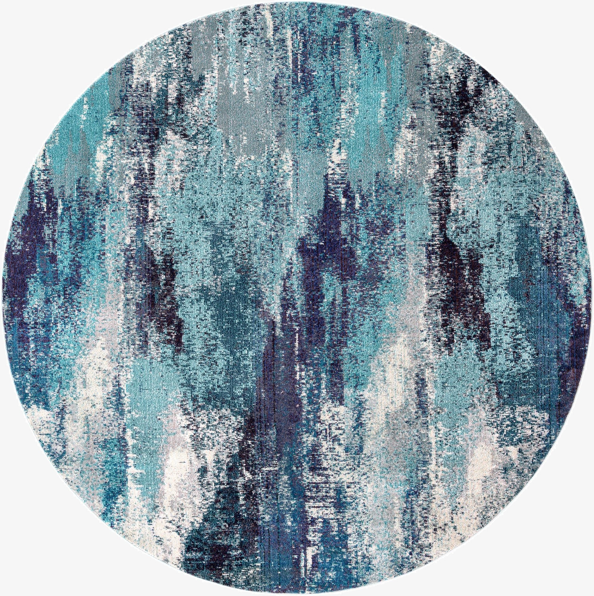 7' 10 x 7' 10  Washable Barcelona Round Rug