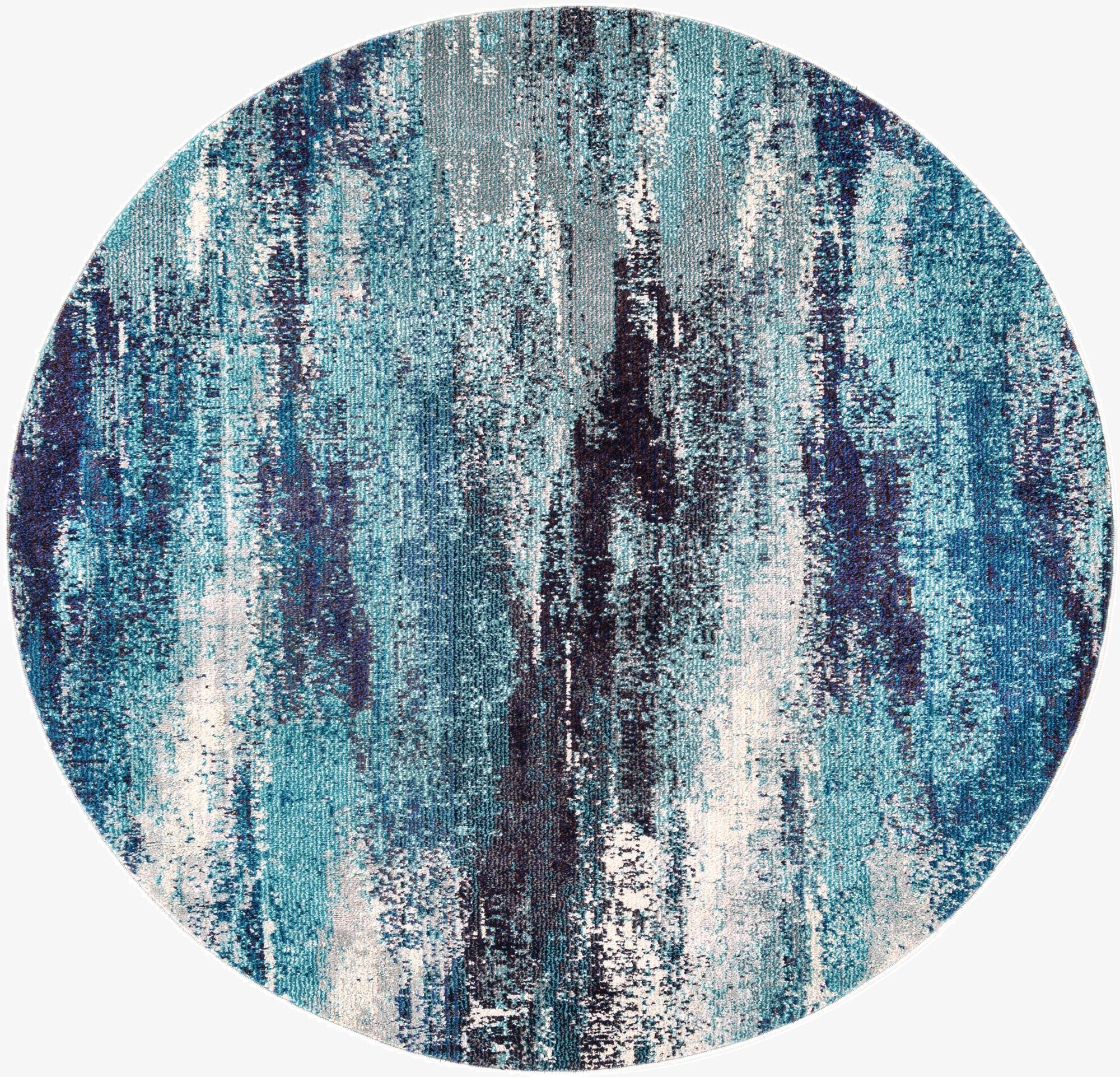 5' 3 x 5' 3  Washable Barcelona Round Rug