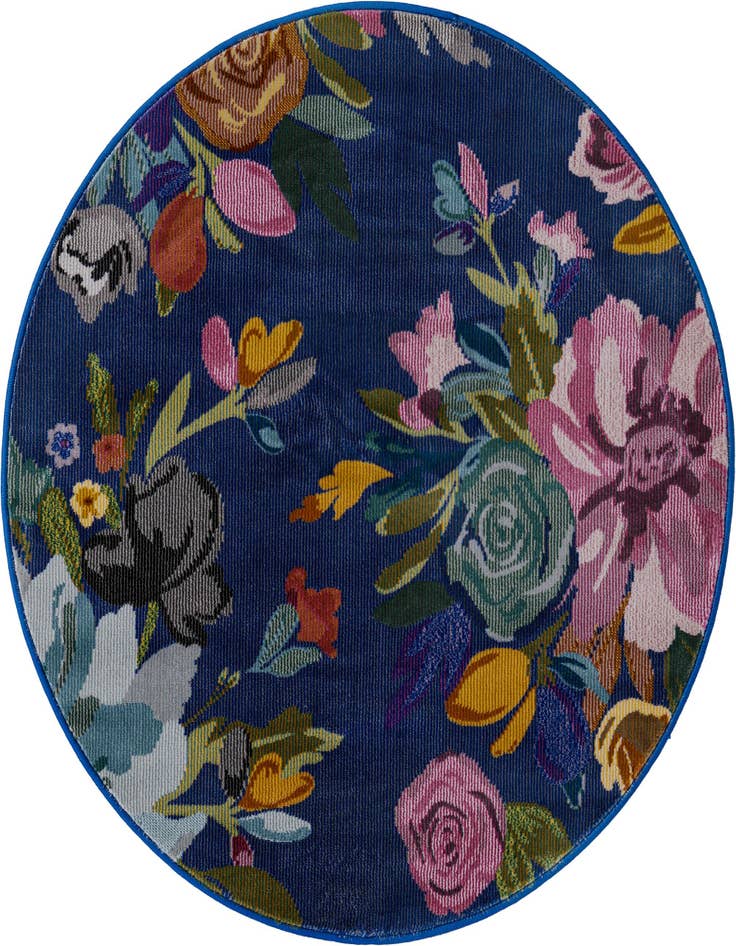 Detail image of 3' 3 x 3' 3 Blossom Round Rug