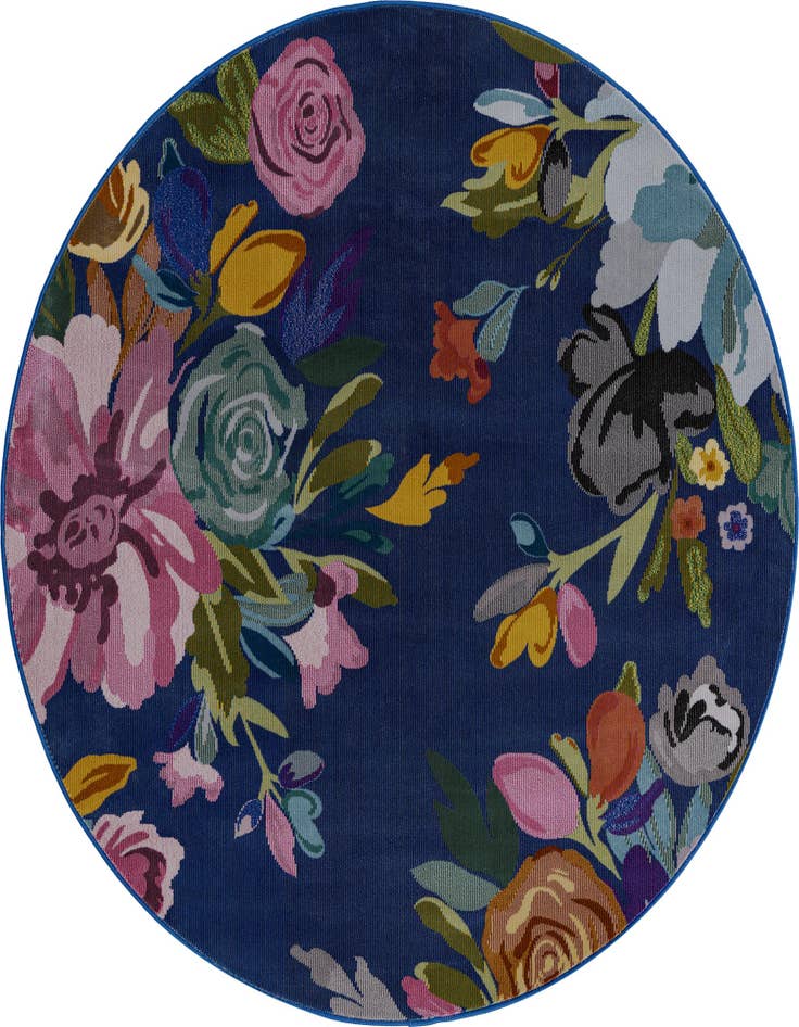 Detail image of 5' 3 x 5' 3 Blossom Round Rug