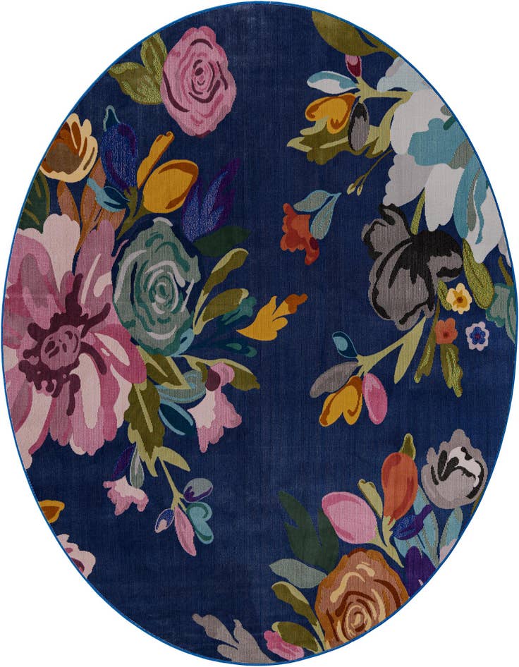 Detail image of 7' x 7' Blossom Round Rug