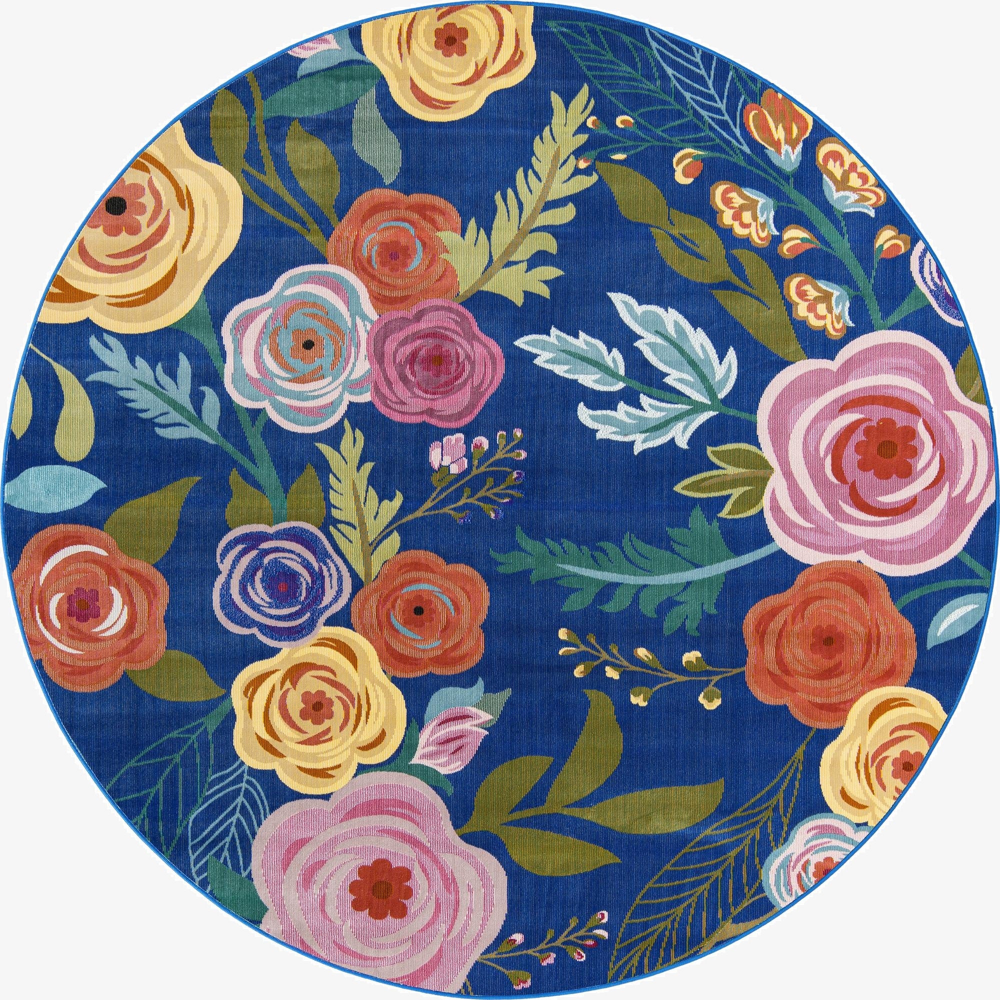 7' x 7' Blossom Round Rug