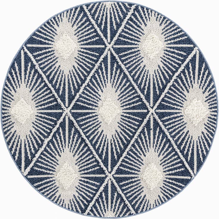 Detail image of 5' 3 x 5' 3 Boho Round Rug