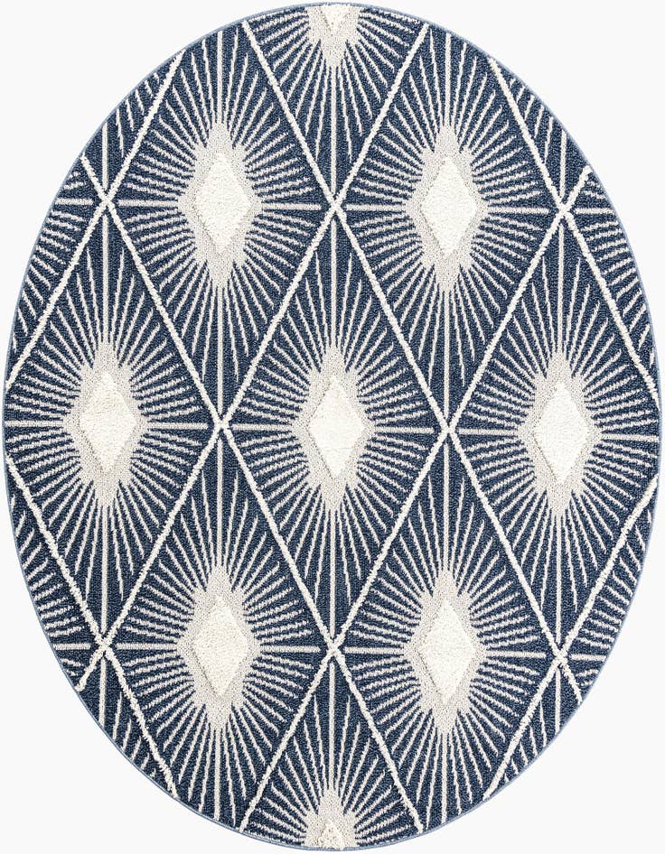 Detail image of 7' 10 x 7' 10 Boho Round Rug