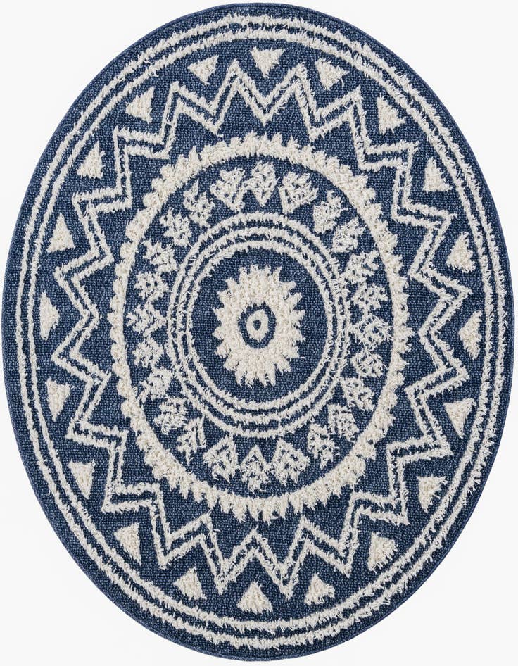 Detail image of 5' 3 x 5' 3 Boho Round Rug