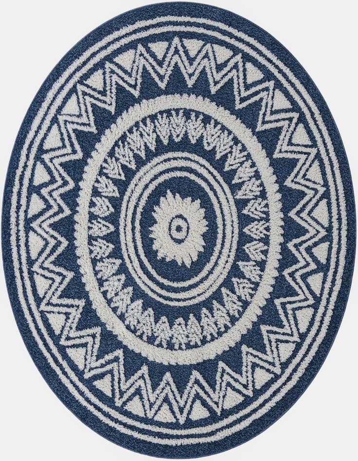 Detail image of 7' 10 x 7' 10 Boho Round Rug