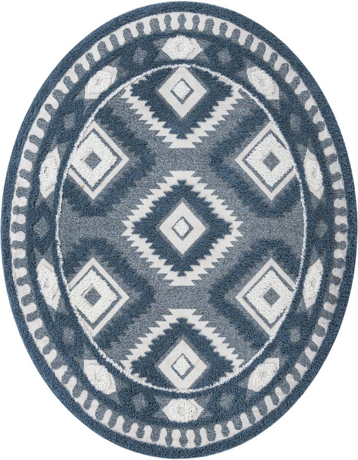Detail image of 7' 10 x 7' 10 Boho Round Rug