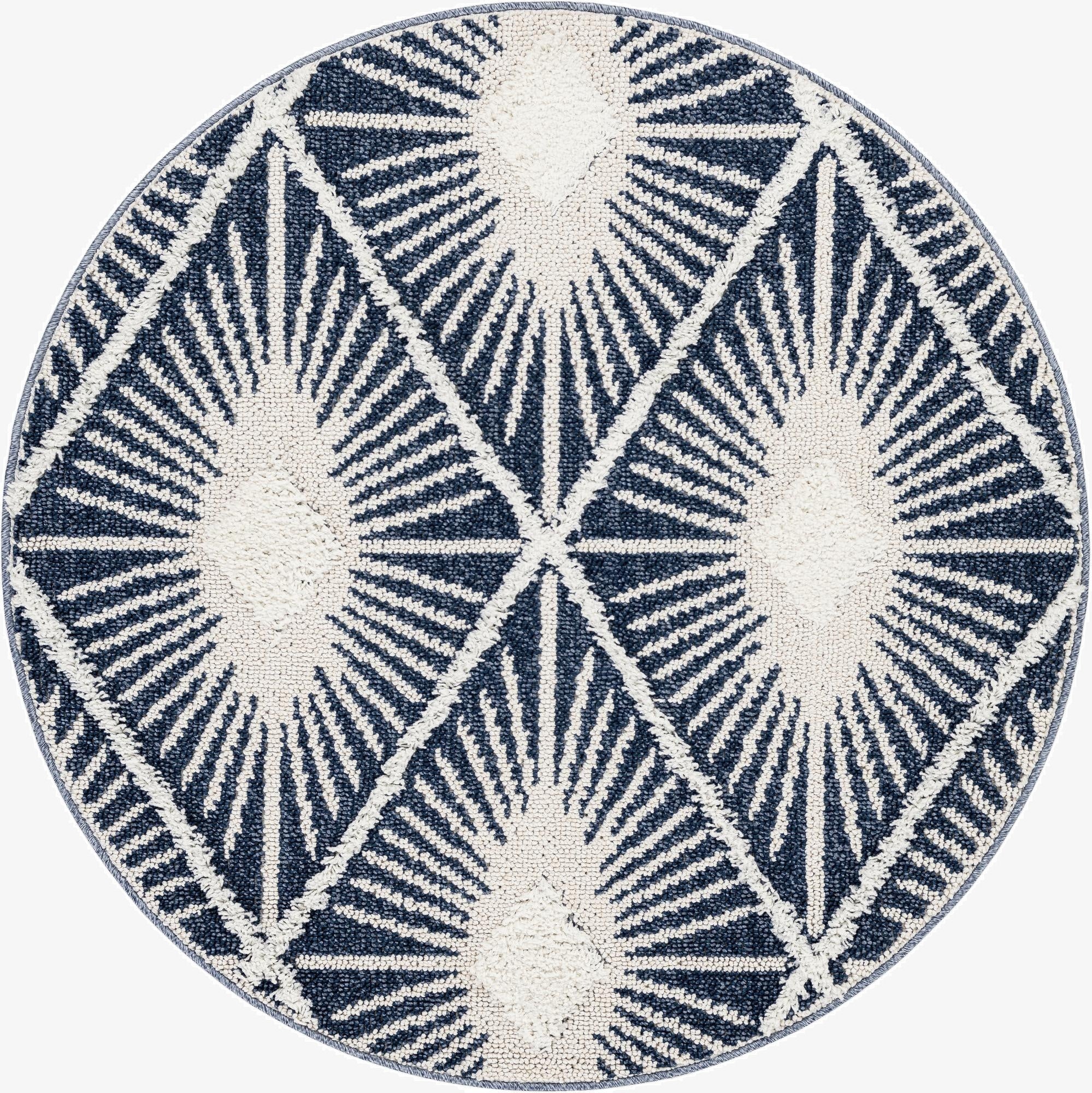 4' x 4' Boho Round Rug