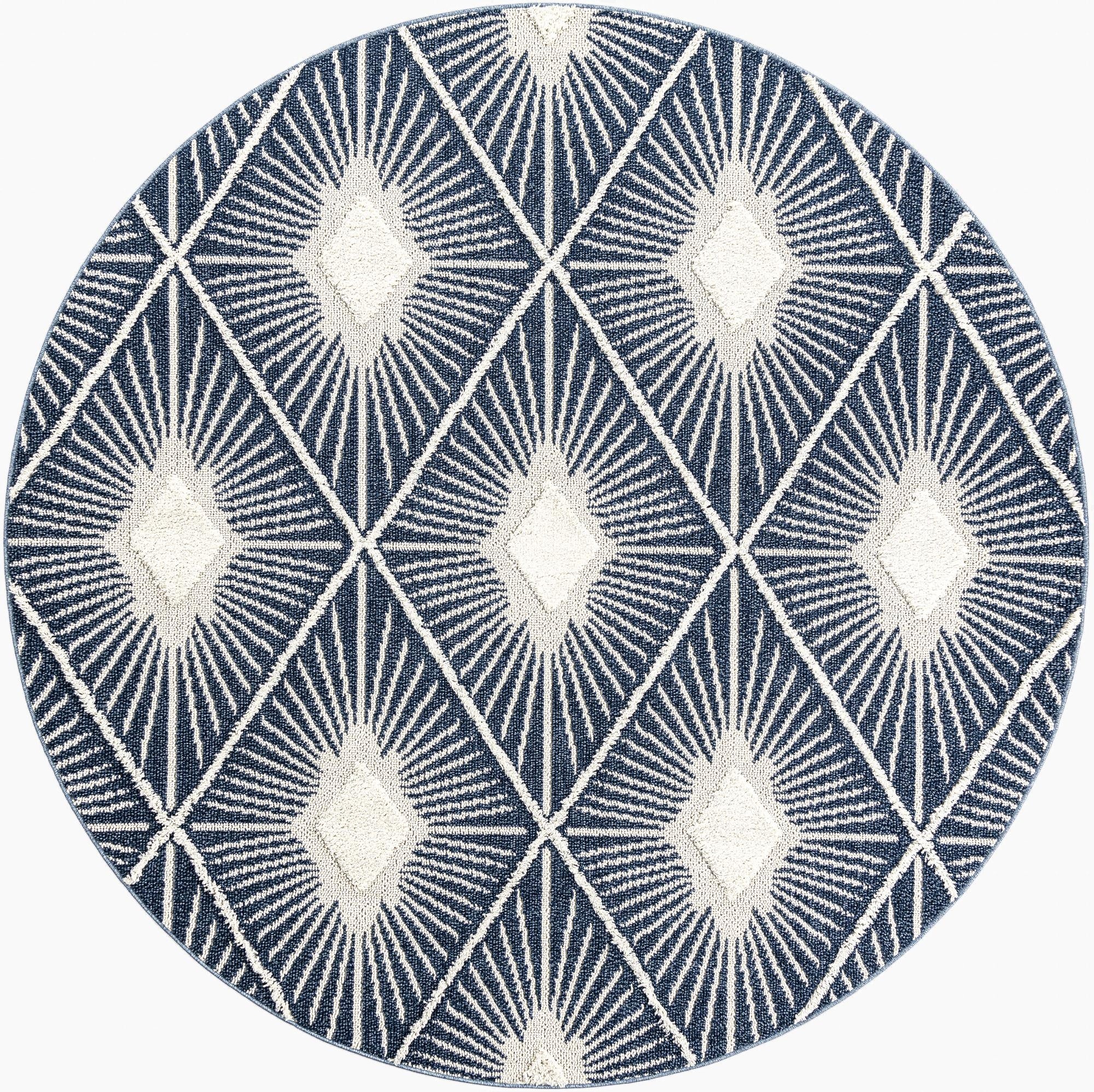Primary image 7' 10 x 7' 10 Boho Round Rug