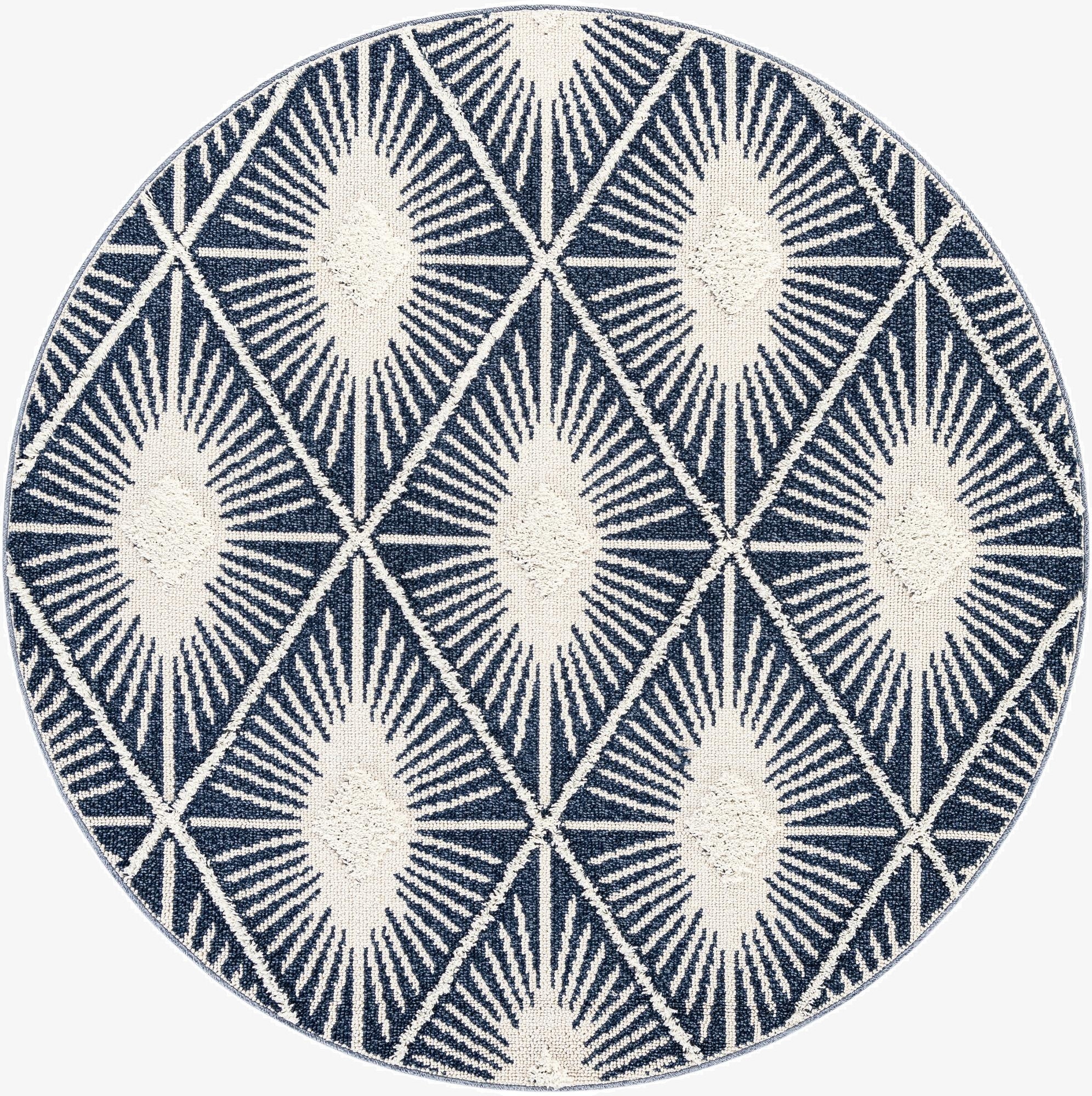 Primary image 6' x 6' Boho Round Rug