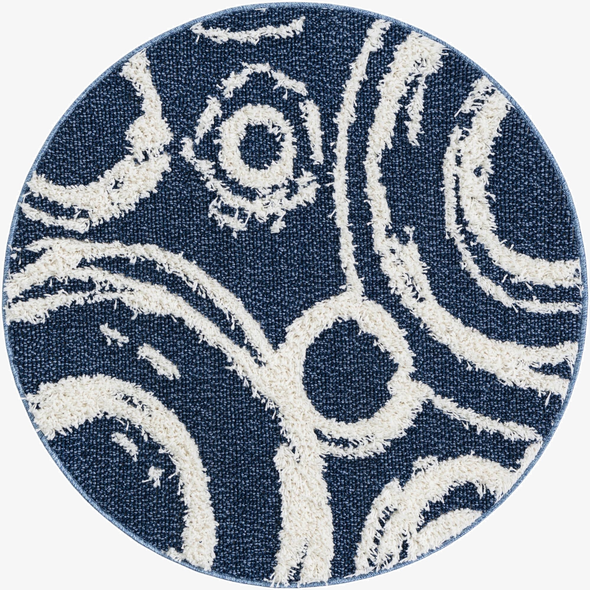 3' 3 x 3' 3 Boho Round Rug