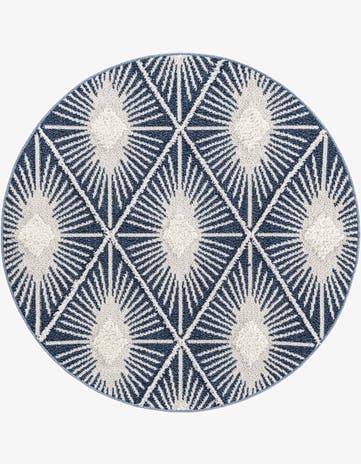 5' 3 x 5' 3 Boho Round Rug