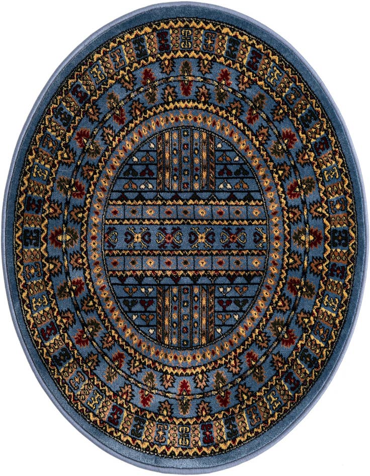 Detail image of 3' x 3' Bokhara Round Rug