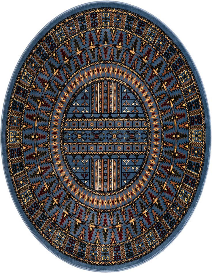 Detail image of 5' 3 x 5' 3 Bokhara Round Rug