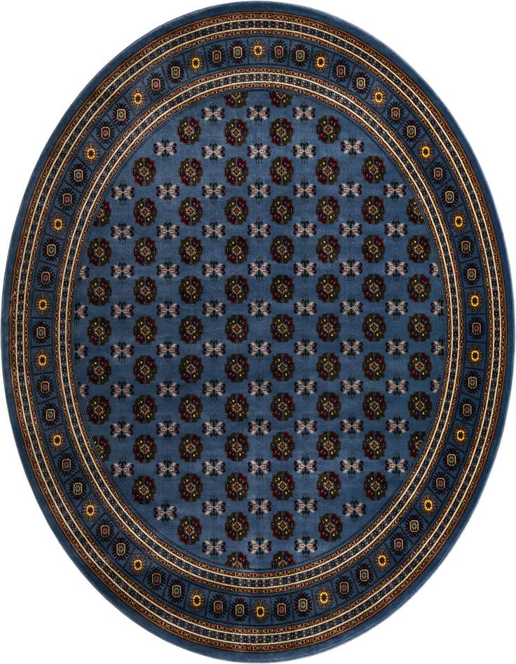 Detail image of 10' x 10' Bokhara Round Rug