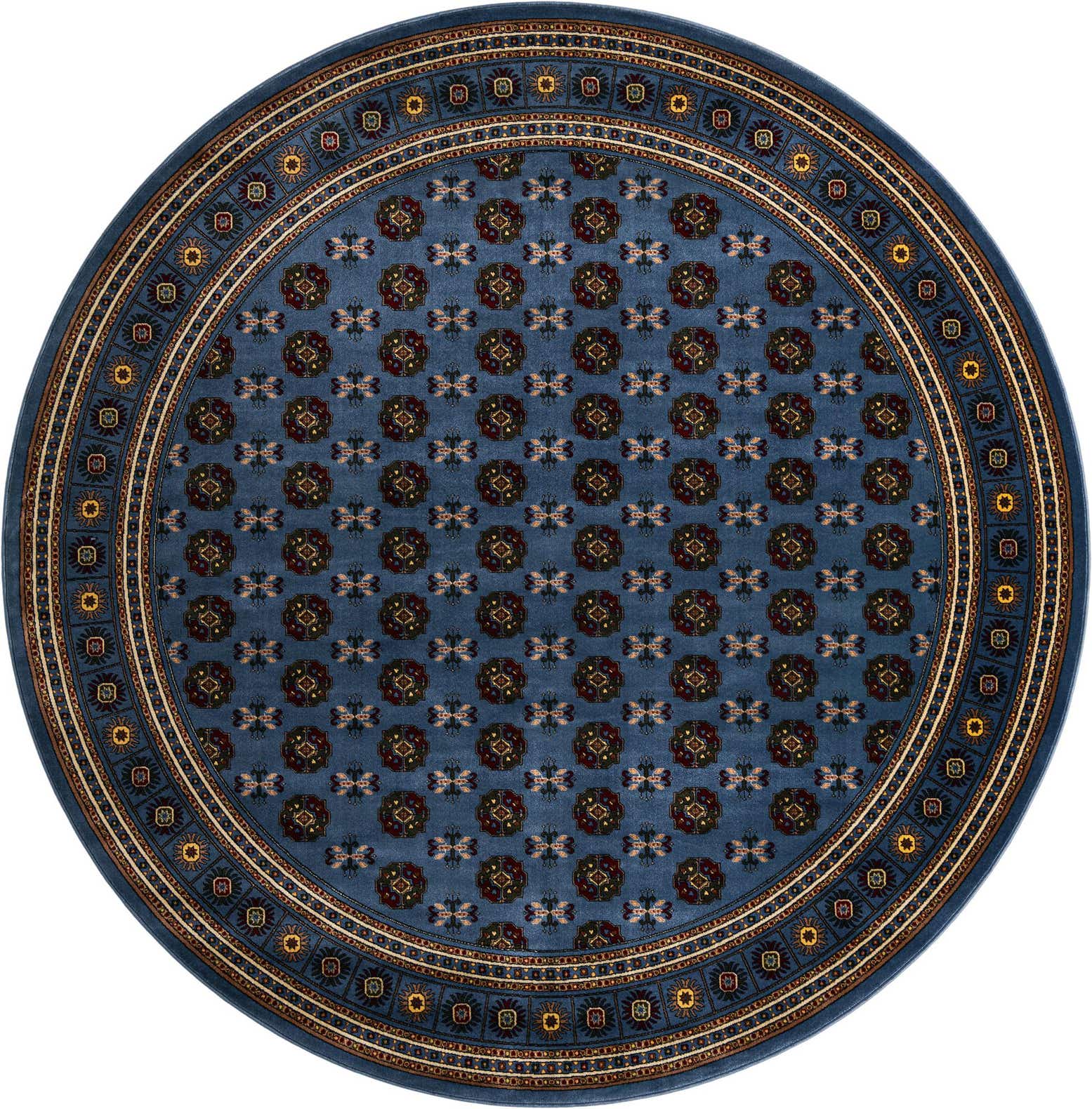10' x 10' Bokhara Round Rug