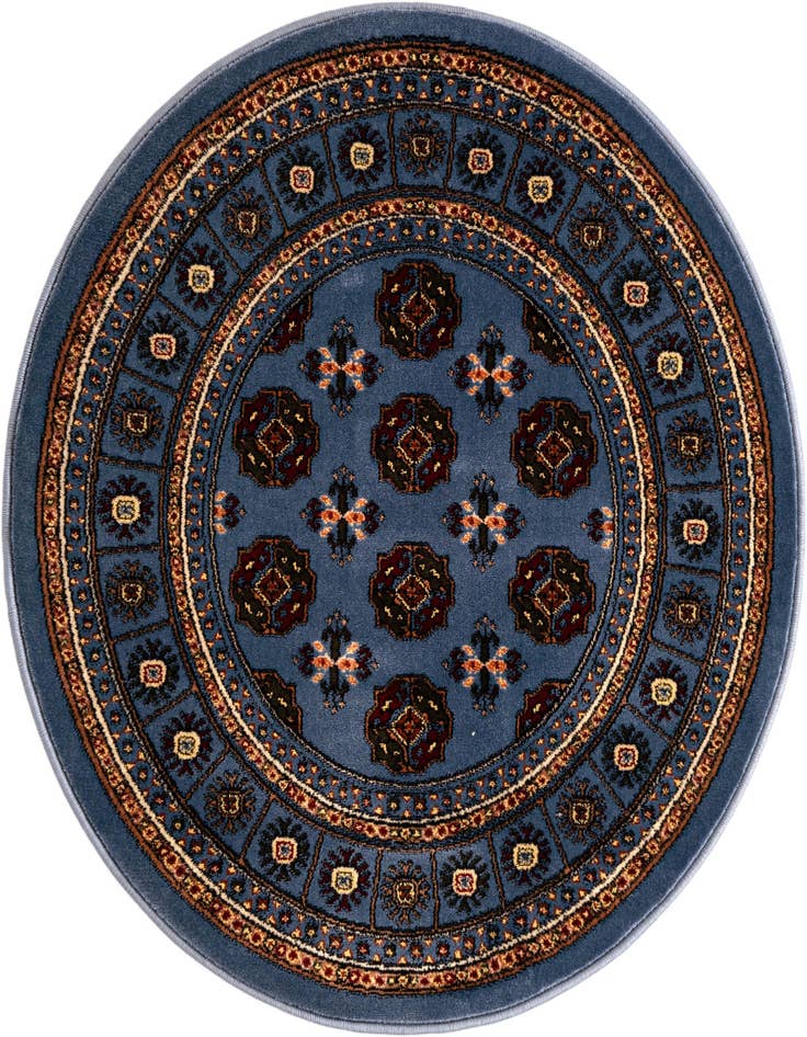 Detail image of 3' x 3' Bokhara Round Rug