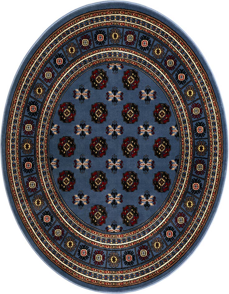 Detail image of 5' 3 x 5' 3 Bokhara Round Rug
