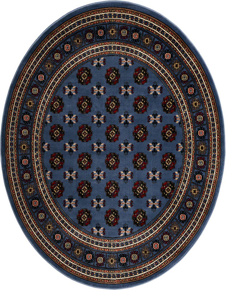 Detail image of 6' x 6' Bokhara Round Rug