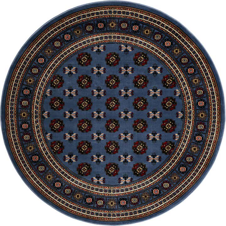 6' x 6' Bokhara Round Rug
