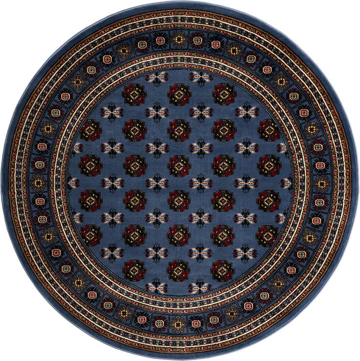 Detail image of 6' x 6' Bokhara Round Rug