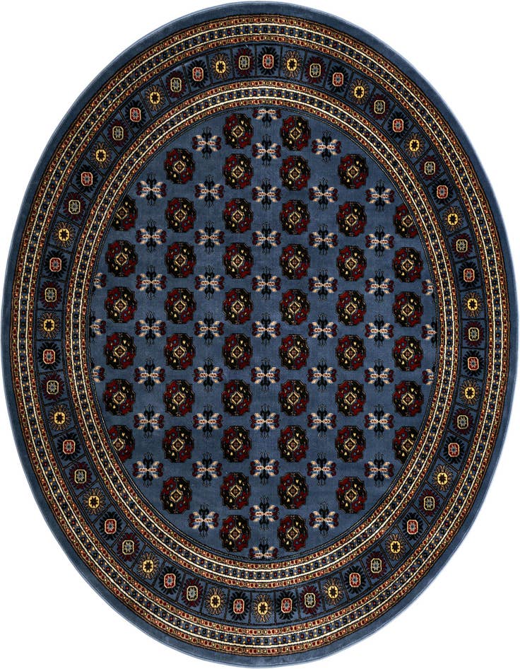 Detail image of 7' 10 x 7' 10 Bokhara Round Rug