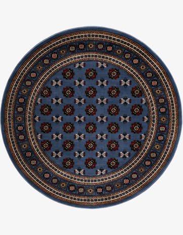 6' x 6' Bokhara Round Rug