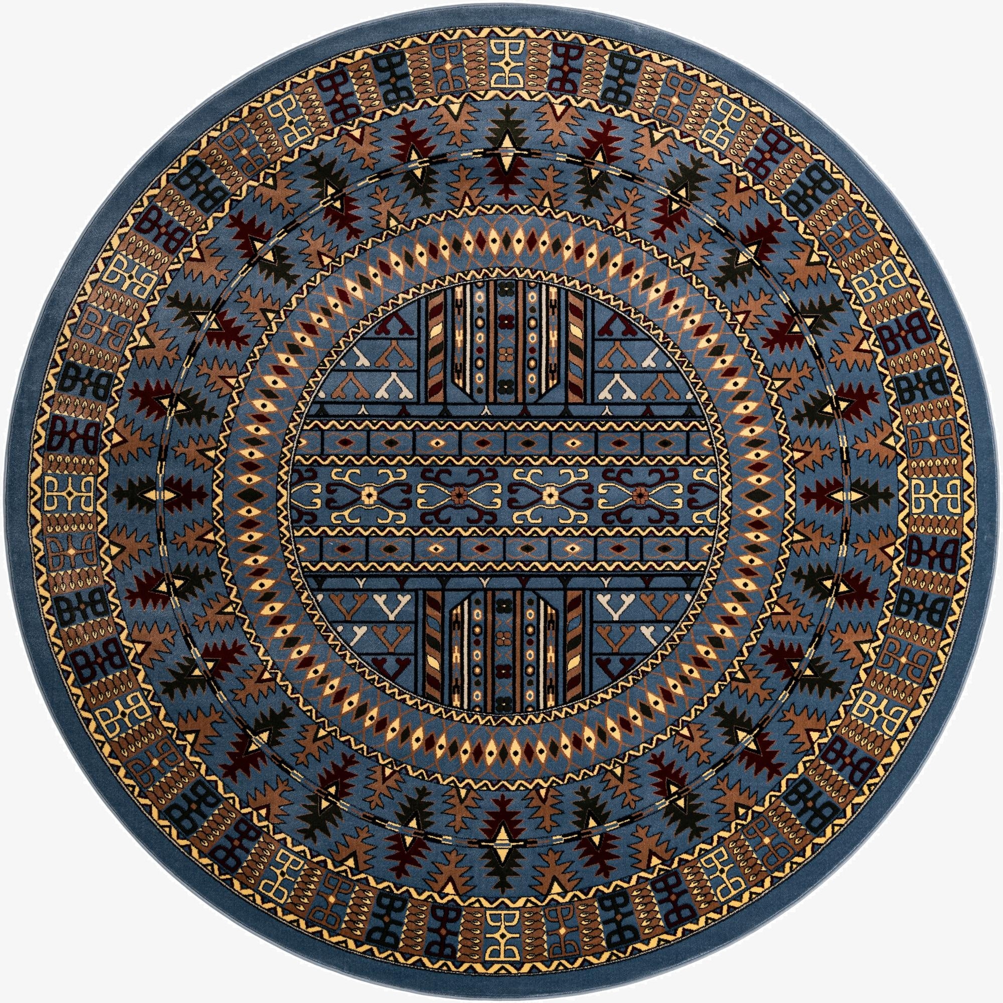 10' x 10' Bokhara Round Rug