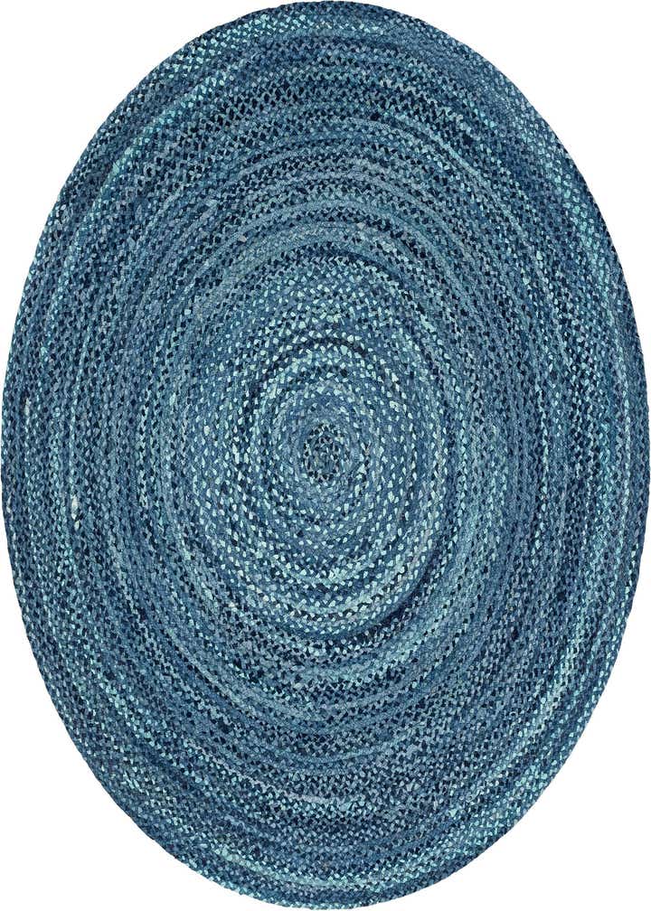 8' x 8' Handmade Braided Chindi Round Rug