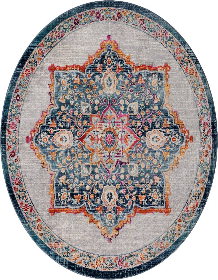 Detail image of 5' x 5' Budapest Round Rug