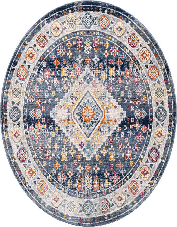 Detail image of 5' x 5' Budapest Round Rug