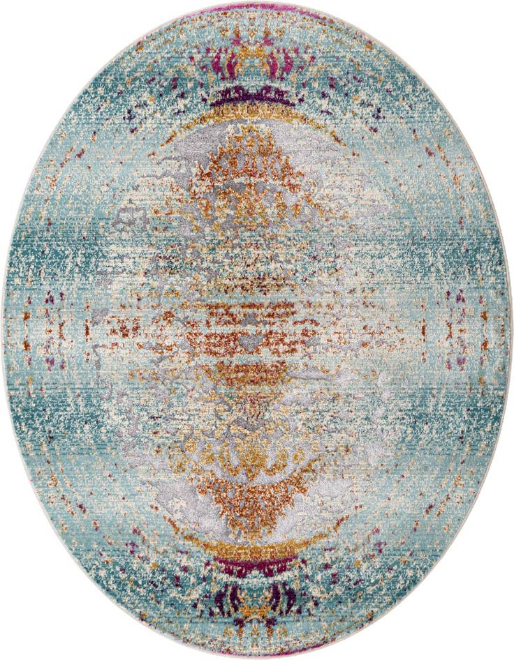 Detail image of 5' x 5' Budapest Round Rug