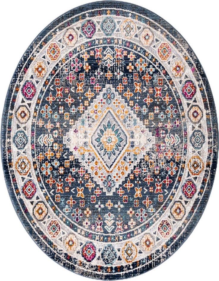 Detail image of 3' 7 x 3' 7 Budapest Round Rug