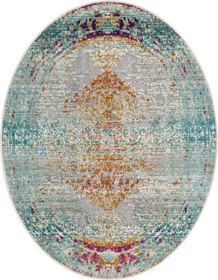 Detail image of 3' 7 x 3' 7 Budapest Round Rug