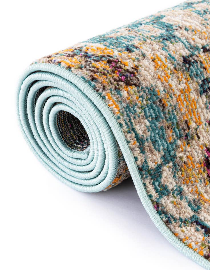 Detail image of 4' x 4' Washable Carnevale Round Rug