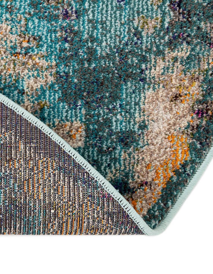 Detail image of 4' x 4' Washable Carnevale Round Rug