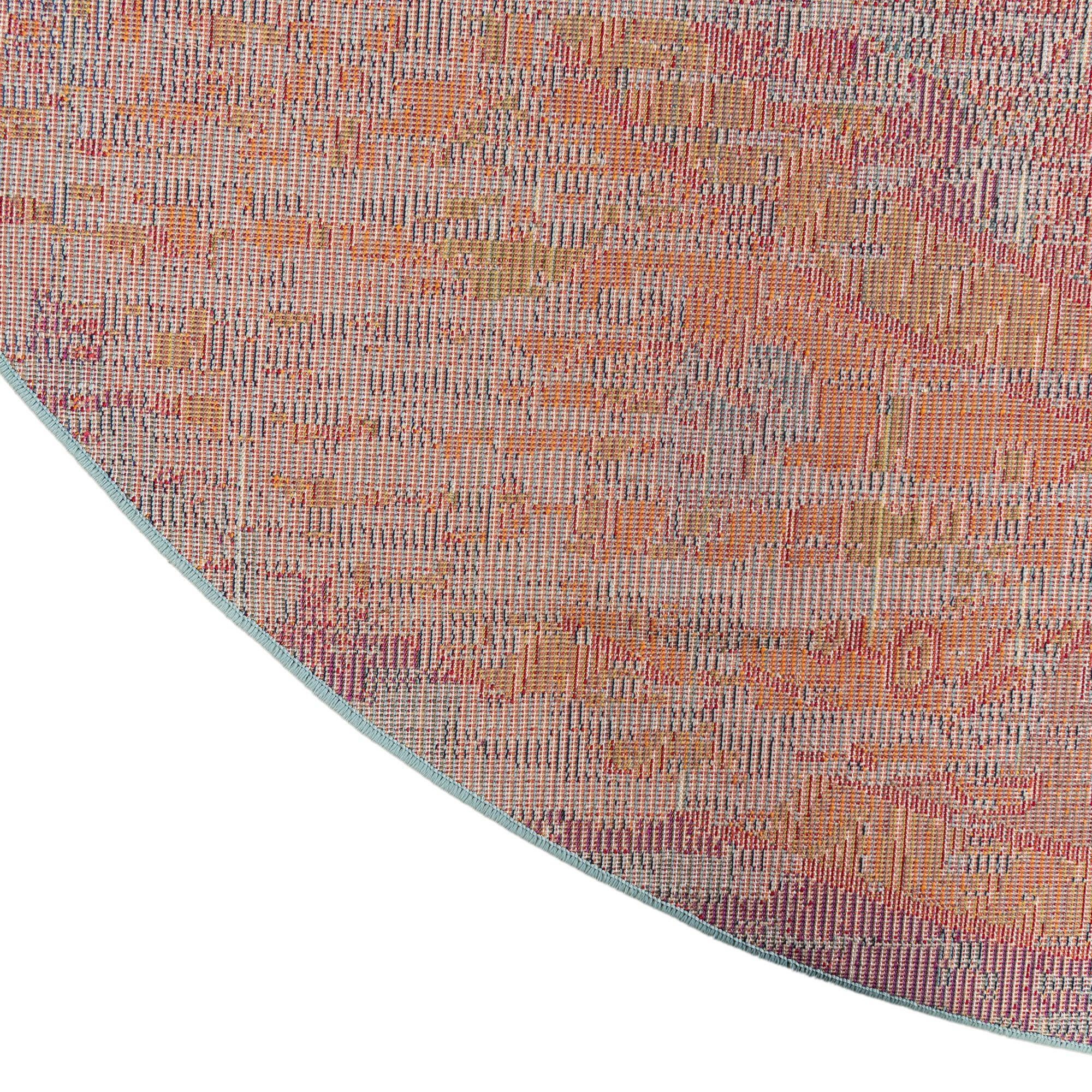 8' x 8' Washable Carnevale Round Rug