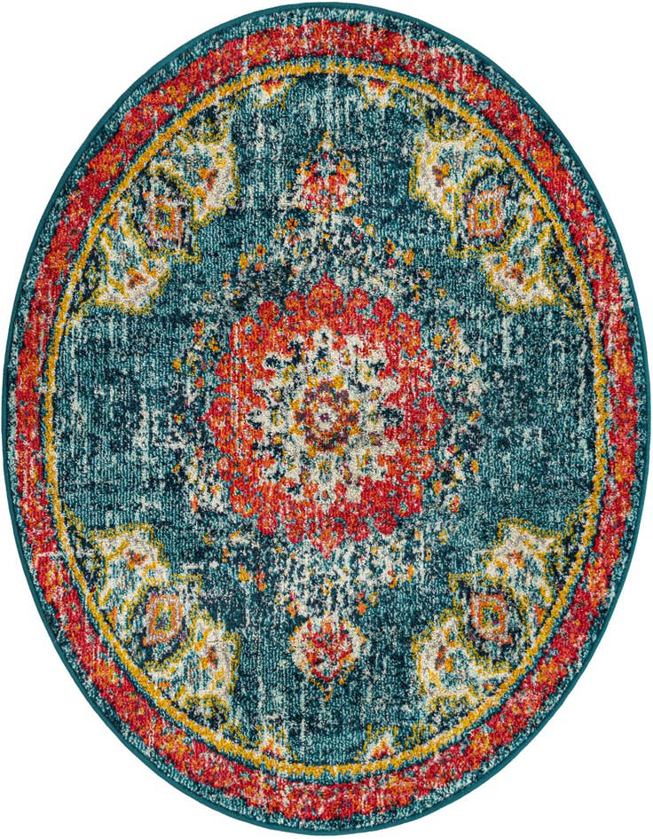 Detail image of 4' x 4' Carrington Round Rug